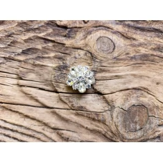 Брошка-чохол для гудзика арт. MX F-1593/White-S